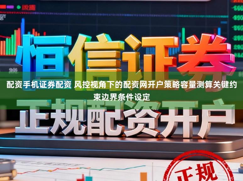 配资手机证券配资 风控视角下的配资网开户策略容量测算关键约束边界条件设定